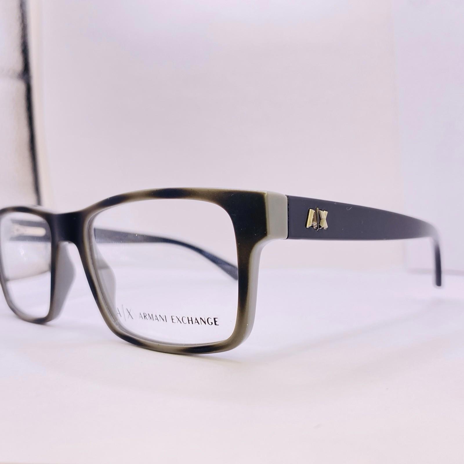 Armani Exchange Authentic Eyeglass Frame Ax 3042 8220 54 [] 18 140 Black Grey